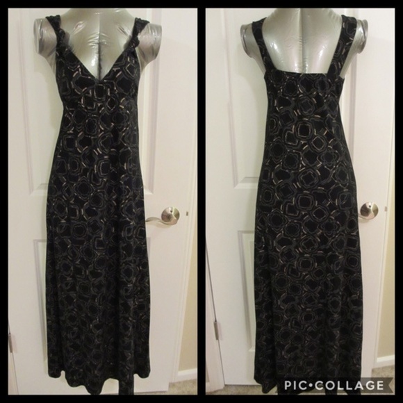 𝅺glam Black Maxi Dress size Small - Picture 1 of 4
